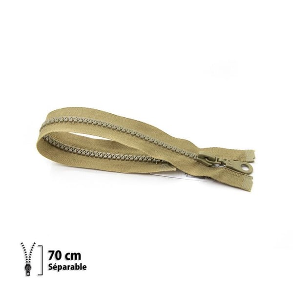 Dragkedja Z54 - formsydd 6mm separerbar - 70 cm