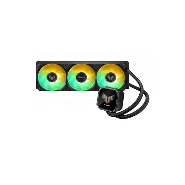 Vattenkylning AIO 360 mm - Asus TUF - LC III 360 ARGB LCD - 2,8" IPS anpassningsbar skärm - 3 x 120 mm