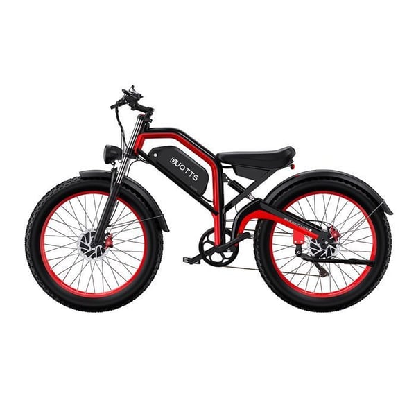 VäLElcykel DUOTTS N26 För Vuxna, Dubbel Motor 750 W X 2, Batteri 48 V 20 Ah, Bred Däck 26 Tum.