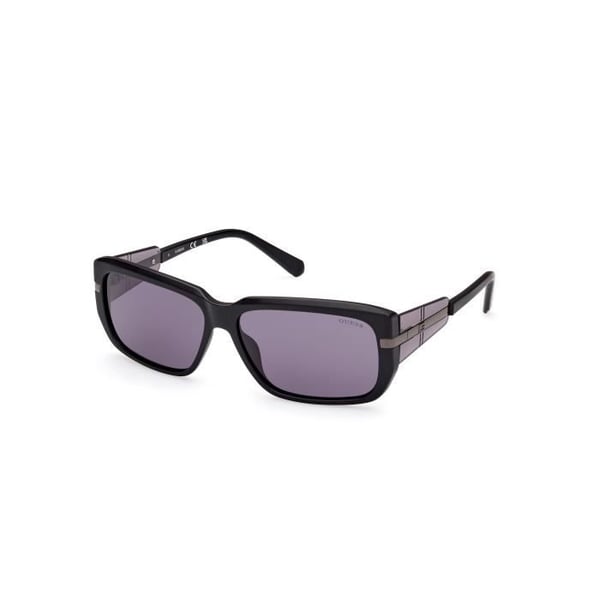 Sunglasses Guess GU00090 60/14/140 02Y matt svart INJEKTERADE SOLGLASÖGON MAN Guess GU00090 matt svart Solglasögon 60 14 140