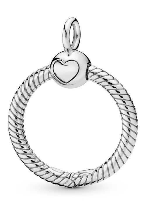 Hänge - Pandora - 398296 - Sterling silver - Cubic Zirconia - Grå