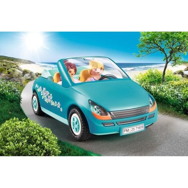 PLAYMOBIL 71809 Cabriolet och unga tjejer med selfie-pinne, My Life, 30 delar, Från 4 år