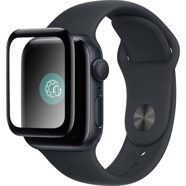 Skärmskydd för Apple Watch 5/6/SE 44mm i 3D Härdat Glas Transparent
