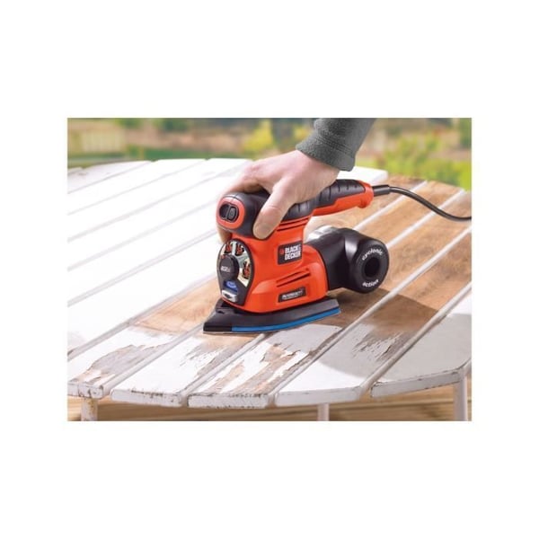 Multiværktøj kit med ledning - BLACK+DECKER - KA280K-QS - 220W - 3 adaptere - 17 slibemidler - kuffert
