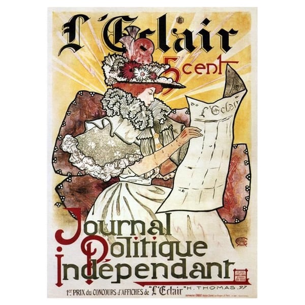 Legendarte - Vintage Kathreiners Malz-Kaffee Reklamaffisch - Målning, Canvastryck cm. 50x70