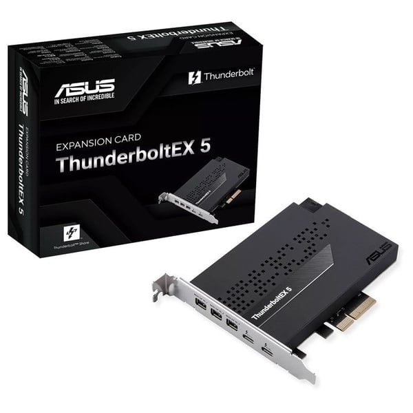 Expansionskort - ASUS - ThunderboltEX 5 - 2 portar Thunderbolt 5 - DisplayPort 2.1 - PCIe 4.0