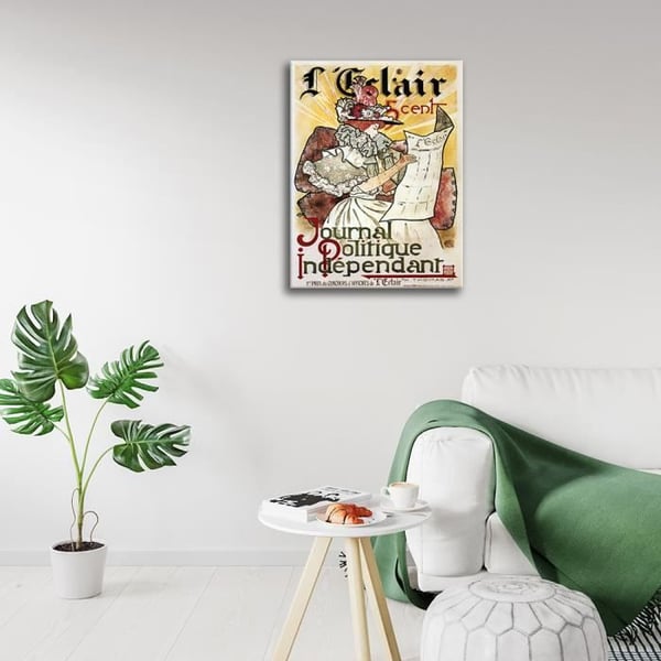 Legendarte - Vintage Kathreiners Malz-Kaffee Reklamaffisch - Målning, Canvastryck cm. 50x70
