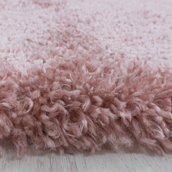 Matta - Högflor - FLUFFY 3500 - Rosa - 200x290 cm - Shaggy - 30 mm hög pile