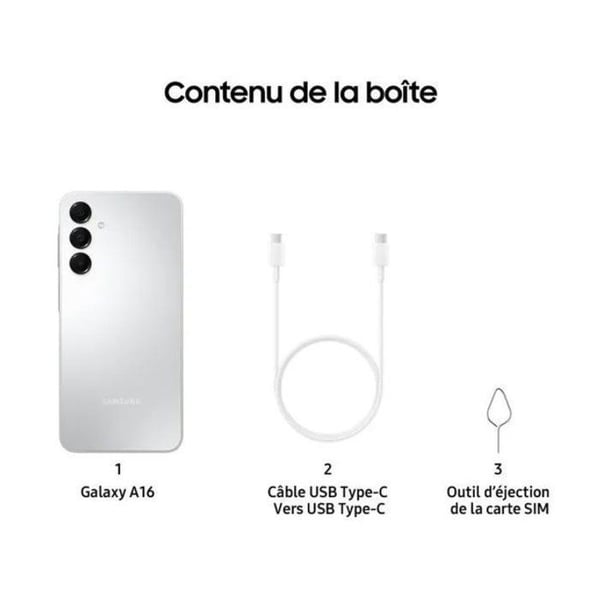 International version - Samsung - Galaxy A16 4G Grå 4+128GB Smartphone