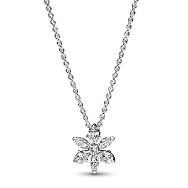 Halsband Dam - PANDORA - 392387C01-45 - Sterlingsilver 925/1000 - Kubisk Zirkonia - Ankarlänk