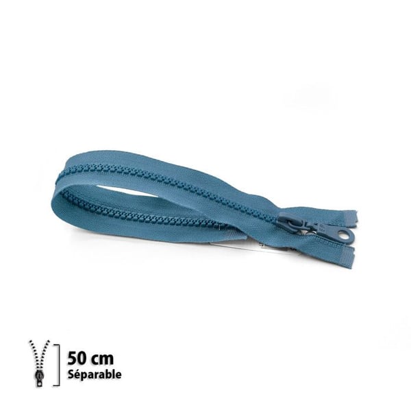 Dragkedja Z54 - formad 6mm avtagbar - 50 cm - 7154515050