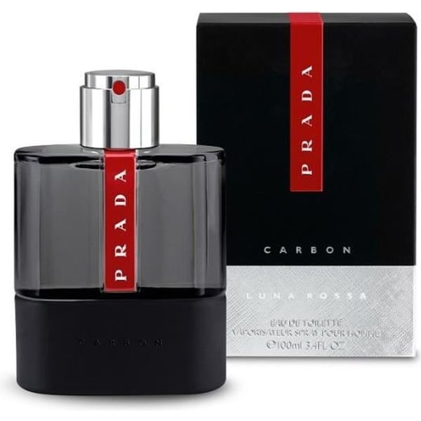 Eau de Toilette - PRADA - LUNA ROSSA CARBON - 50 ml - Til Mænd - Frisk parfume