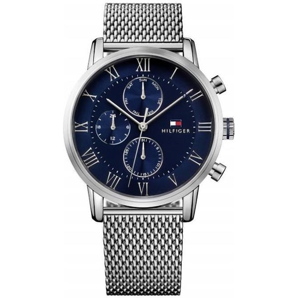 Klocka - Tommy Hilfiger - 1791398 - Rostfritt stål - Milanese armband - Blå urtavla