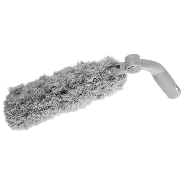 Antistatisk dammborste - ULTRA CLEAN - 27 cm - 45 cm med handtag - Grå - Mikrofiberborst