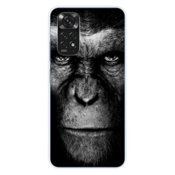 Silikonskal - Kompatibel med Xiaomi Redmi Note 11 4G - design apa