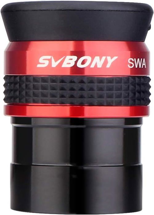 Svbony SV154 teleskopokular, 1,25 tum 15 mm 70 graders supervidvinkel okular FMC akromatisk lins planetariskt okular