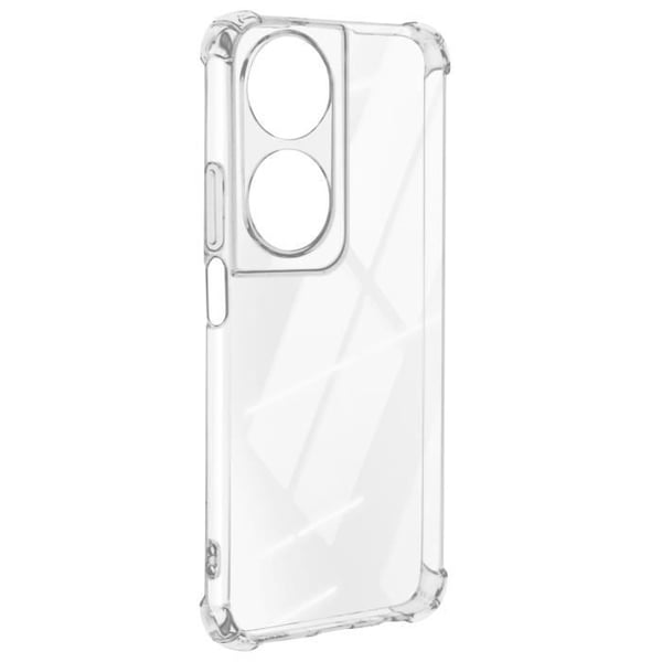 AVIZAR halvstyvt fodral till Honor 90 Smart - Transparent - Stötsäker förstärkta hörn