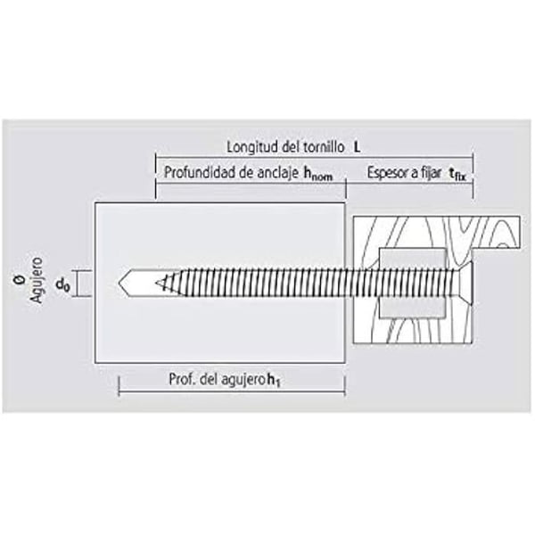 Vis - APOLO - Apollon fBS - Zinkad stål - Torx 30 - 7,5 x 92 mm