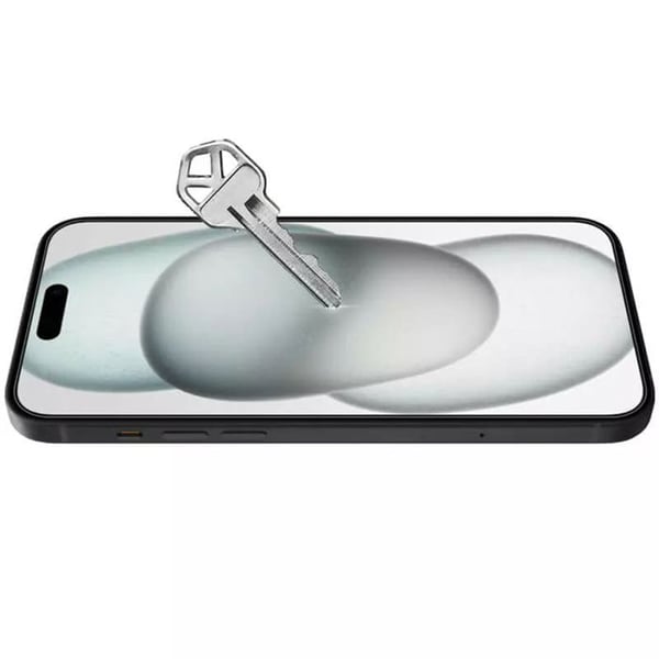 Skal för iPhone 15 - NILLKIN - Amazing H - Transparent - Rep tålig - Skärm skydd