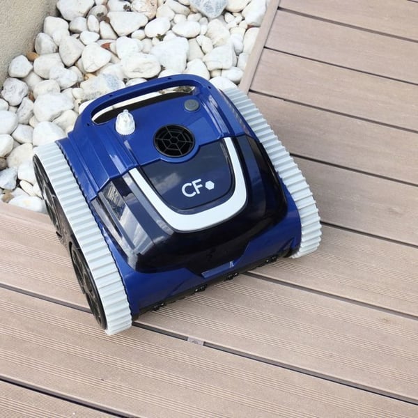 Robot Pool CF400CL - CF - Trådlös - 120 m² - Botten + Väggar + Vattengräns - App-styrning - Filtreringskorg - 13 m3/h