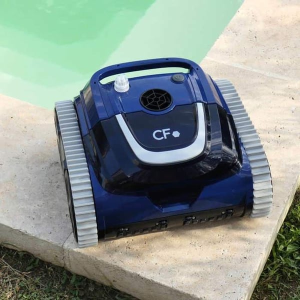 Robot Pool CF400CL - CF - Trådlös - 120 m² - Botten + Väggar + Vattengräns - App-styrning - Filtreringskorg - 13 m3/h