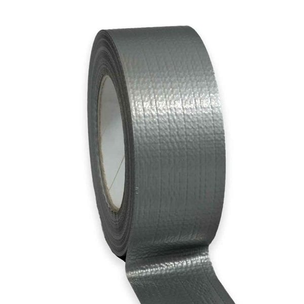 TECPLAST Grå amerikansk duktejp 175µ - tejprulle 48 mm x 50 m för anslutningar och reparationer