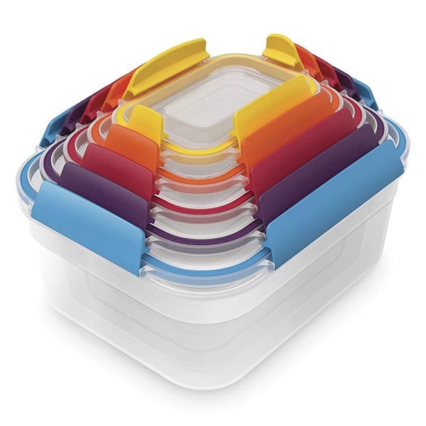 JOSEPH JOSEPH SET 5PZ MATBEHÅLLARE NEST LOCK MULTIFÄRGAD KÖKSACCESSOARER