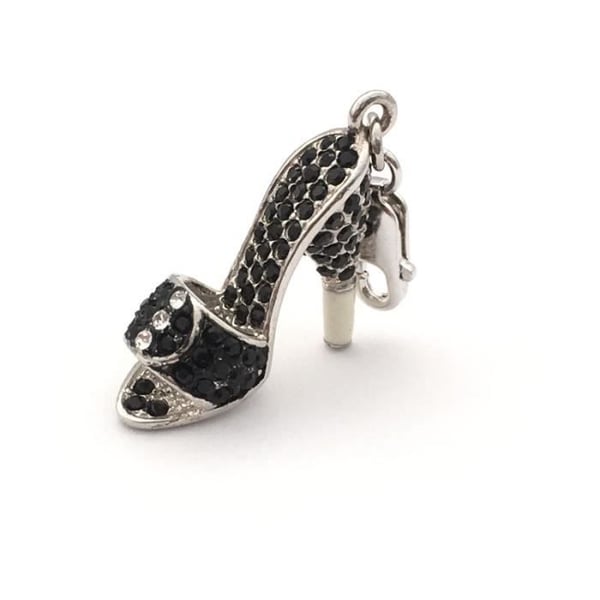 Brelocque Dam Glamour - GS1-01 - Svart - Silver - 4cm