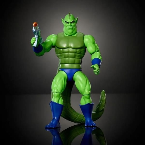 Figur - MATTEL - Whiplash - Grön - Mångsidig artikulation - Inkluderade tillbehör