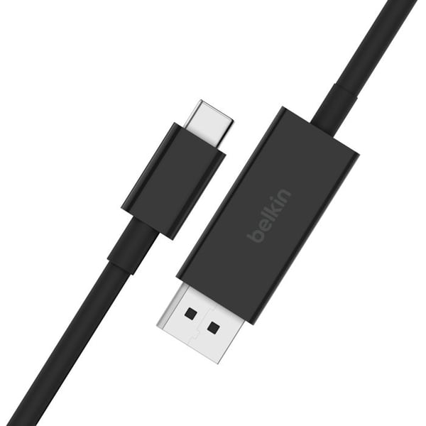 USB-C til DisplayPort-kabel - BELKIN - AVC014BT2MBK - 2m - HDCP 2.2 - Understøttelse af HDR