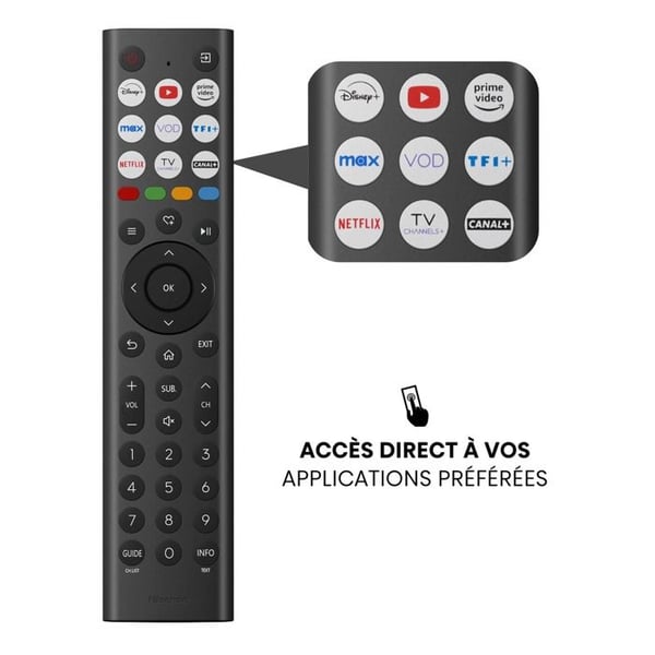 Hisense TV LED 32" HD Ready Smart TV VIDAA Nero