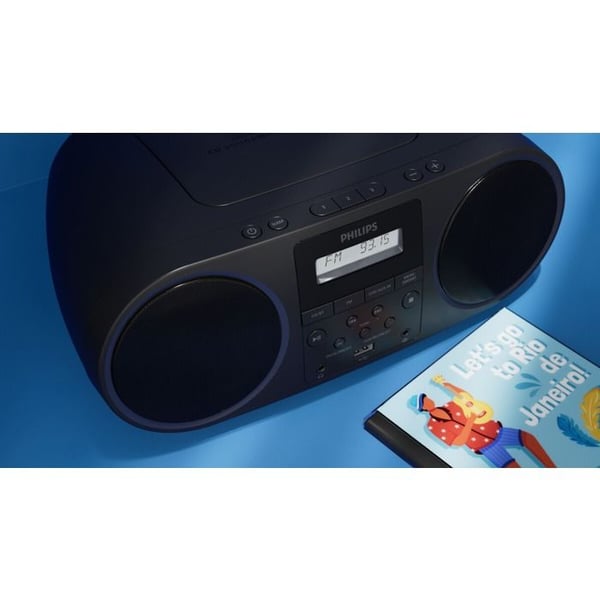 Radio FM Philips TAZ5000 med CD-afspiller Sort