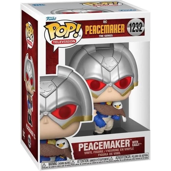 Funko Pop! TV: Peacemaker-Peacemaker w/Eagly- USED