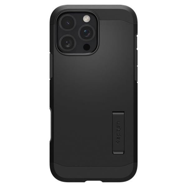 Spigen Tough Armor T MagSafe cover til iPhone 16 Pro - Sort
