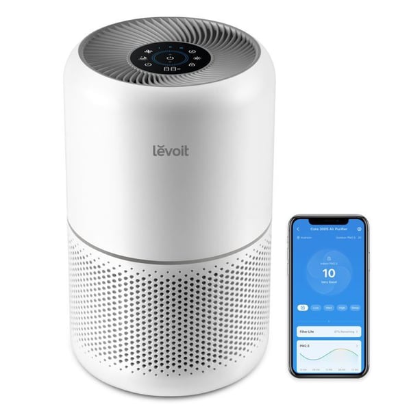 Luftrenare - Levoit - Core 300S - Ionic - Renoverad - 2 års garanti