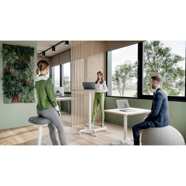 Leitz lys grå taburet 65440085