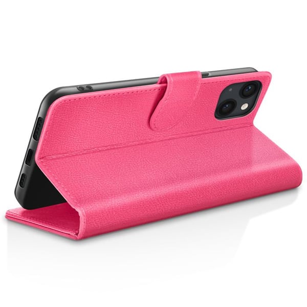 Plånboksfodral - ZANAÉ - iPhone 13 - Horisontellt Stöd - Magnetflik - Rosa