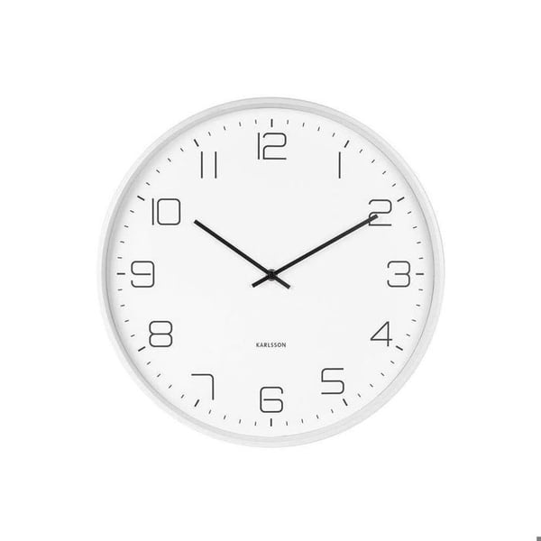 Klocka - KARLSSON - Lofty - Matt metall - 40 cm - Inomhus