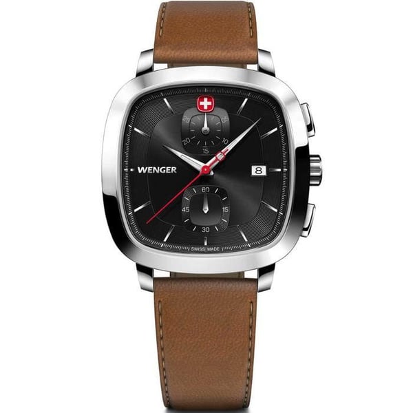 Wenger 01.1933.102 Herrur Vintage Klassisk Klocka Chronograf 40mm 5ATM