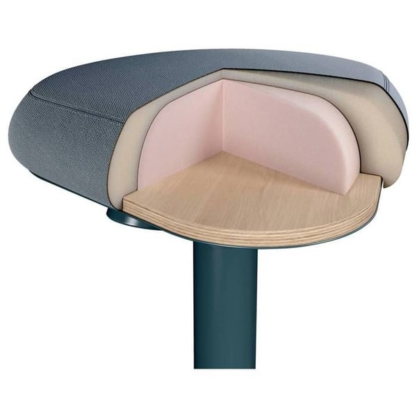 Leitz Mørkegrå Tabouret 65440089