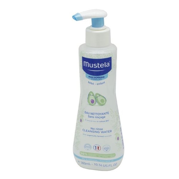 Mustela Normal Hud Rensevand Uden Skylning med Økologisk Avocado 300ml