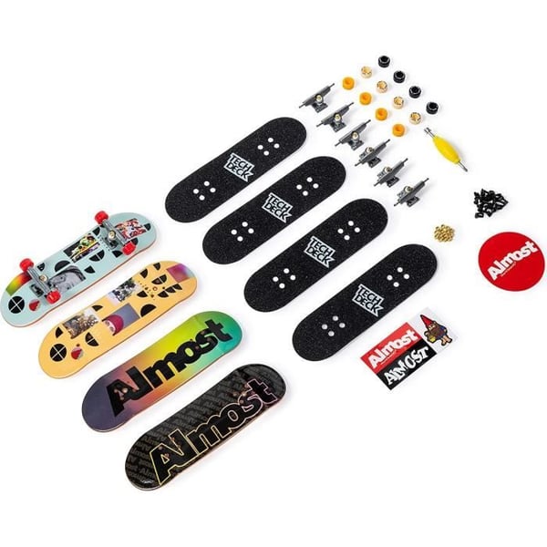Pakke 4 Finger Skates Tech Deck - Skateboards til at tilpasse 96 mm - Tilfældig model