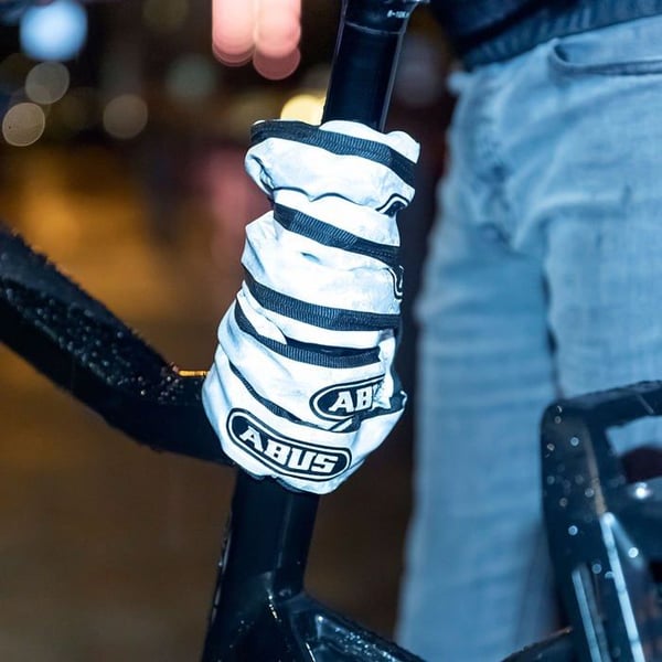 Cykellås - ABUS - 90289 - 6806K/85 - 85 cm - Blå (Neonblå) - 850 g