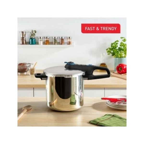 Tefal Secure Trendy P2584401 8L trykkoger i rustfrit stål 25 cm induktion