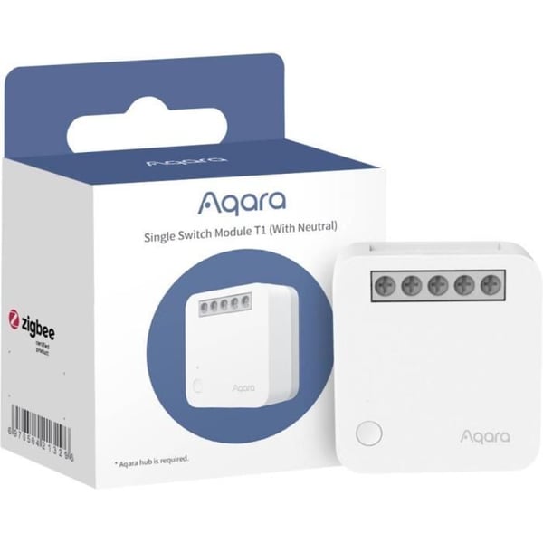 Styrmodul - AQARA - T1 - ZigBee 3.0 - Vit - Kompatibel med Apple HomeKit