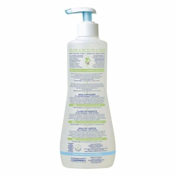 Mustela Normal Hud Rensevand Uden Skylning med Økologisk Avocado 300ml