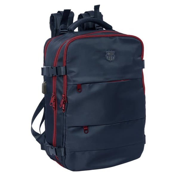 Ryggsäck för bärbar dator - safta - 15,6 tum - Blå/Granat - 29x19x44 cm - Fack för dator