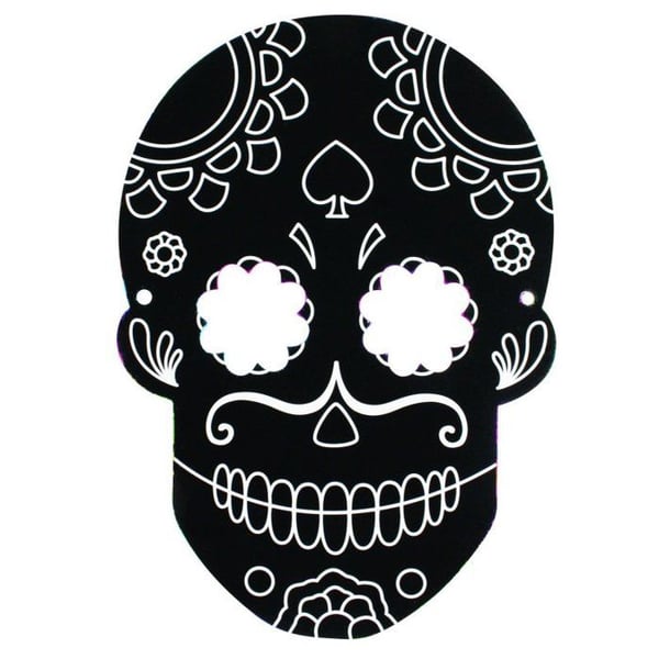 MégaCréa DIY - Skrapmasker för barn 23,5 x 16,5 cm + elastiska band och skrapa 4 delar