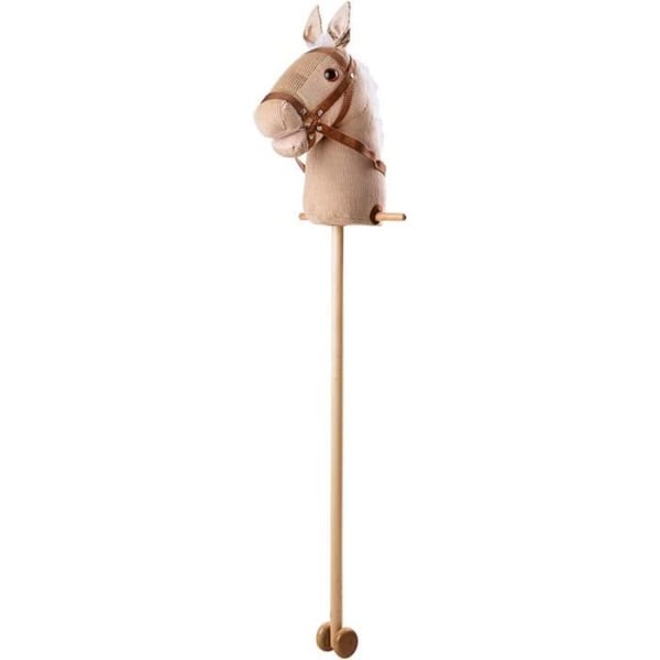 Bigjigs Cord Hobby Horse gunghäst i trä (4) - För barn i åldern 24 månader till 3 år - Inomhus - Flerfärgad