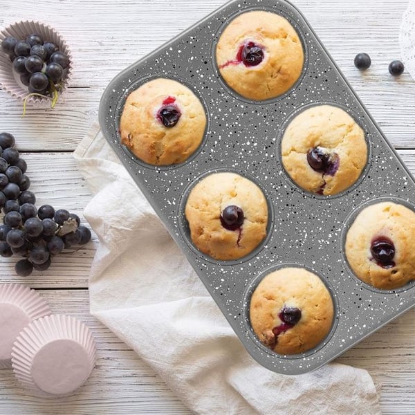 Muffinsform - Orion - Stor - Nonstick - Stål - 6 muffins